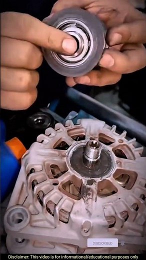 Alternator Pulley Replacement 🔧 | Step by Step Mechanic Guide #shortsfeed