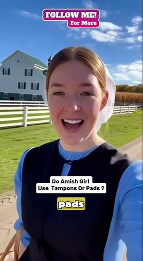Do Amish Girls Use Tampons Or Pads ? #amishtiktok #amishbuilt #amish #amishcountry #amishlife