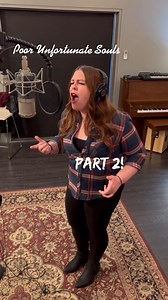 13K views · 254 reactions | Poor Unfortunate Souls, Part 2!  #littlemermaid #ursula #poorunfortunatesouls #thelittlemermaid #villain #disney #disneyvillain #villainsong #studio #studiorecording | Amber Kacherian | Facebook