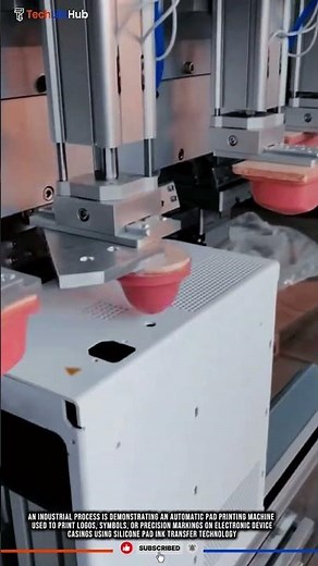 Innovation Automatic Pad Printing Machine: Precision Branding on Electronic Device Casings #tech