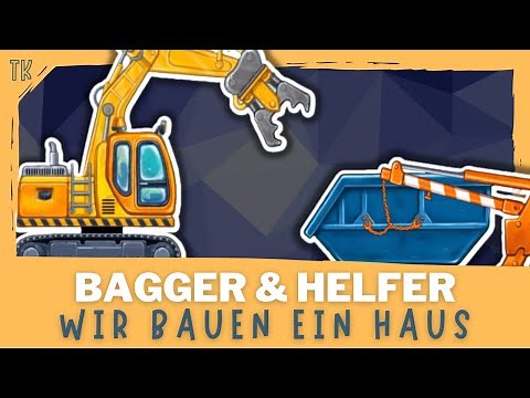 Bagger & Baufahrzeuge ⭐ Wir bauen ein Haus [ Kindervideos | Kinderfilme ] #telekids