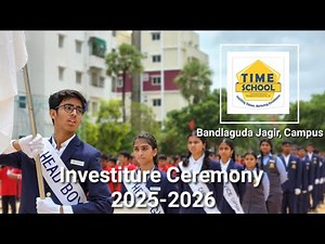 T.I.M.E. School Bandlaguda Jagir, Investiture Ceremony 2025-2026