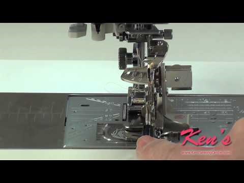 How to use the Janome Acufeed Ruffler 9mm