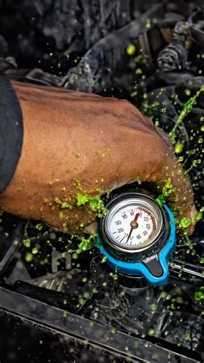 Radiator Temp Gauge Install and Test #automobile #mechanic