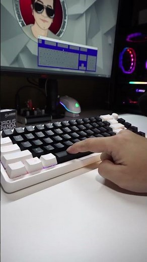 Glorious panda with Lk67 spacebar sound test #shorts