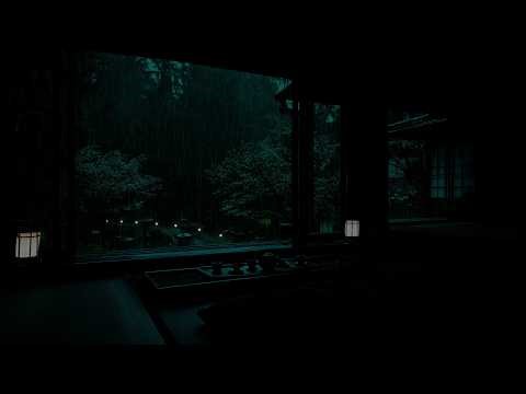 Gentle Spring Garden Rain Sounds 🌧 (No Ads) | Quiet Night Among Blooming Flowers for Deep Sleep