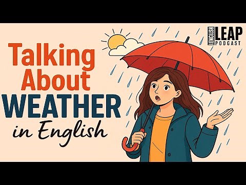Talking About Weather in English ☀️🌧 Everyday English Podcast for Beginners