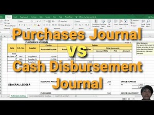 Purchases Journal vs. Cash Disbursement Journal | v2020 (Ep. 46.2)