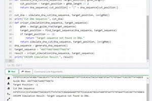 A simplified model of the CRISPR-Cas9 gene editing process