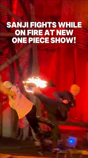 INSANE One Piece Show at Universal Studios Hollywood #shorts #universalstudioshollywood