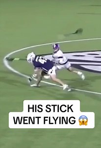 Rusty Gate Lacrosse Hit Sends Stick Flying