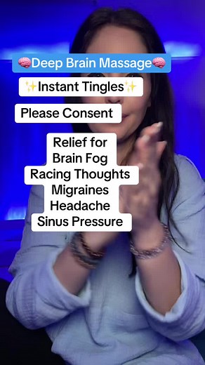 Deep brain massage with ASMR Reiki energy instant tingles ✨✨#asmr #reikiasmr #tinglesasmr #reiki #tingles #braintingles #brainmassage