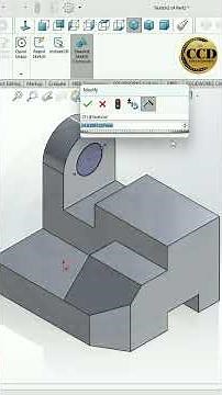 SolidWorks Tutorial for beginners Exercise A33 #solidworks#solidworkstutorial #cad #3ddesign #cnc