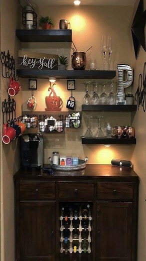 10 Ideas For Small Home Bar Design | Part - 1 | #diy