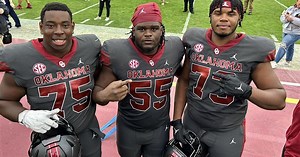 Oklahoma building towards promising offensive line future despite challenging season: 'We're in good position'