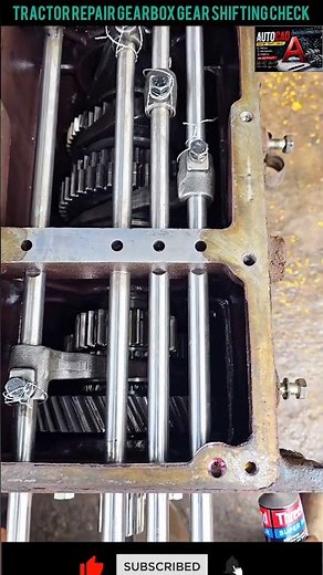 Tractor Gearbox Gear Shifting Check | Manual Transmission Inspection #shorts