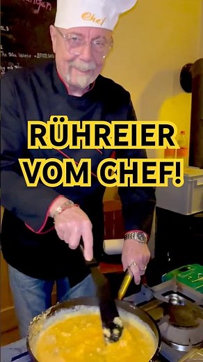 Scrambled eggs from the boss at the Fortschritt garden restaurant in Dresden