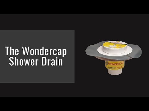 Wondercap Shower Drain | Waterproofing Shower Drain