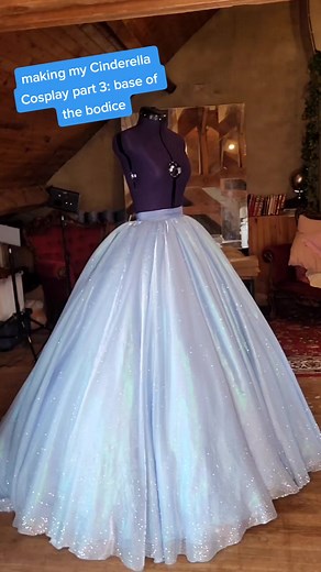 DIY Disney Princess Cinderella Dress Tutorial | Handmade Cosplay Outfit