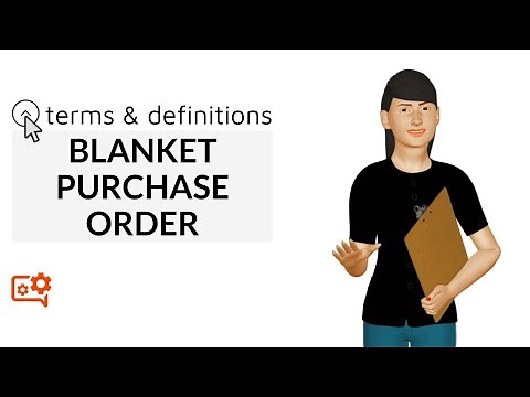 Blanket Purchase Order I Terms & Definitions