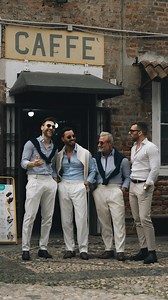 22K views · 2.6K reactions | ☕️ It’s not just an espresso, it’s a ritual, a daily gesture steeped in true Italian spirit. A few words, a slow laugh, and time that pauses with every sip. The real flavor? It’s in the company. #italian #italianstyle #mensfashion #gentleman #inspiration #style #stylemen #aesthetic #oldmoney | Giuseppe Laguardia | Facebook