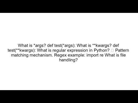 Python 2.7 Interview Questions and Answers (Beginner to Advanced)