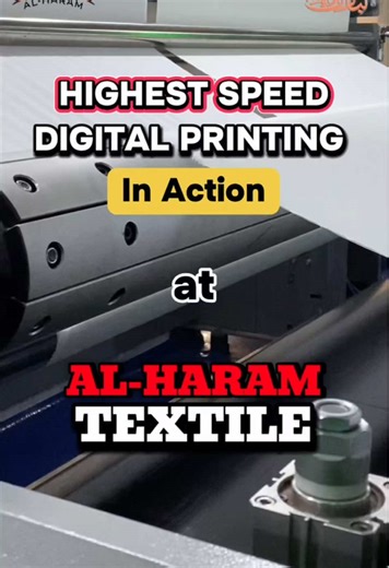 Experience high-speed digital printing delivering sharp details and consistent quality at Al Haram Textile Industry. 𝐅𝐨𝐫 𝐢𝐧𝐪𝐮𝐢𝐫𝐢𝐞𝐬, 𝐖𝐡𝐚𝐭𝐬𝐀𝐩𝐩 𝐚𝐭: 92-321-7779333 #lawn2026 #textile #foryoupage #creatorsearchinsights