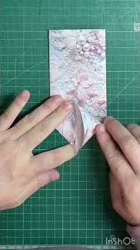 【初心者向け】基本の折り紙1枚で作るマチありお裾分け袋♡