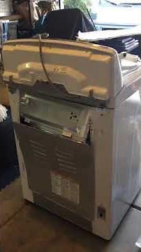 Wow. LG washing machine self-destructs, blew lowing itself up, And destroyed the walls around it!