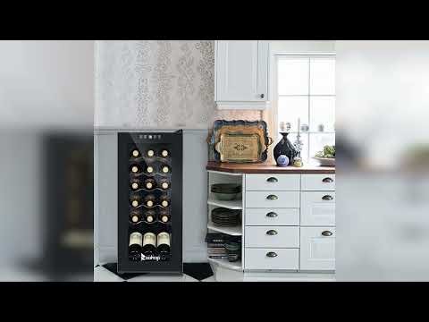 Review: AC 115V /60Hz 18Bottle/1.8Cu.Ft/52L/ Wine Cooler Refrigerator, Compressor Wine Cabinet...