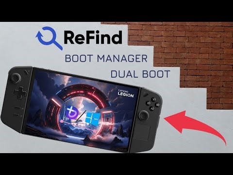 rEFInd in Legion Go: Goodbye BIOS, hello perfect touch boot #legiongo #lenovo #gaming