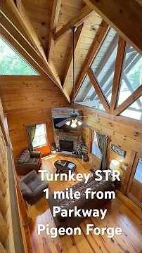 🔥Turnkey Smoky Mountain Cabin for Sale! $68K+ Rental Income | 1 Mile to Parkway in Pigeon Forge!