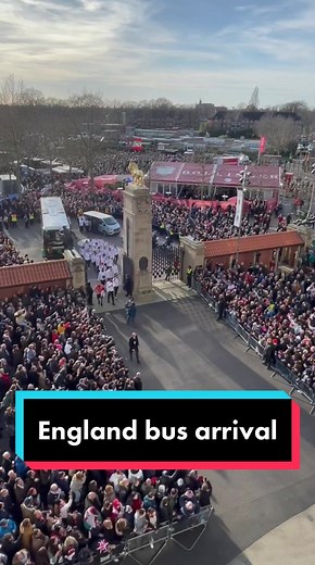 England Rugby Team Arrives at Twickenham Stadium
