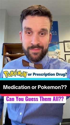 Medication vs. Pokémon: Can You Guess Them All?