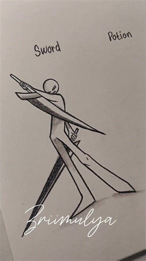 How to draw body pose tutorial #drawing #art #tutorial #howtodraw #shorts