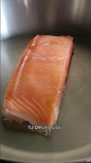 Salmon in stainless steel: The chef's secret