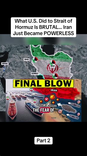 Part 2 What U.S. Did to Strait of Hormuz Is BRUTAL… Iran Just Became POWERLESS#news #war #breakingnews #iran #fyp