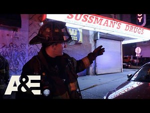 Live Rescue: Fire Engulfs Second-Floor Apartment Above Pharmacy | A&E
