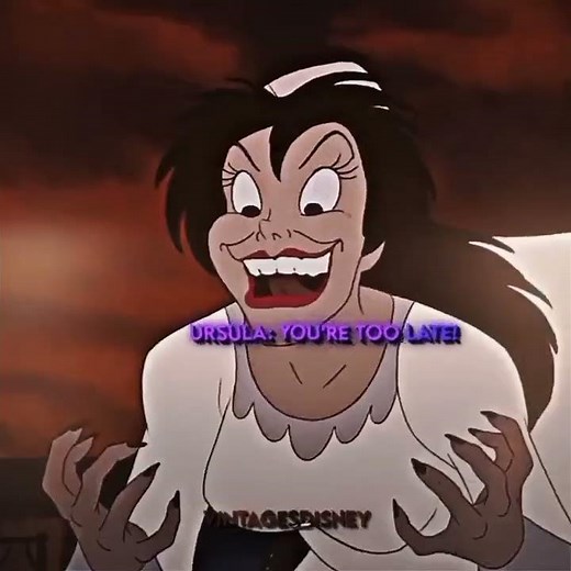 Vanessa turns back into Ursula [The Little Mermaid 1989] #thelittlemermaid #foryou