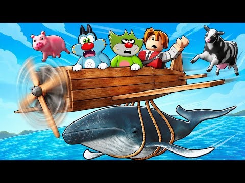 The Craziest Airplane Delivery in Roblox With Oggy & Jack!