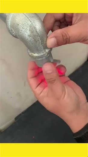 Perfect pipe alignment using red laser #tooltips #pipeinstallation #contructions #shorts