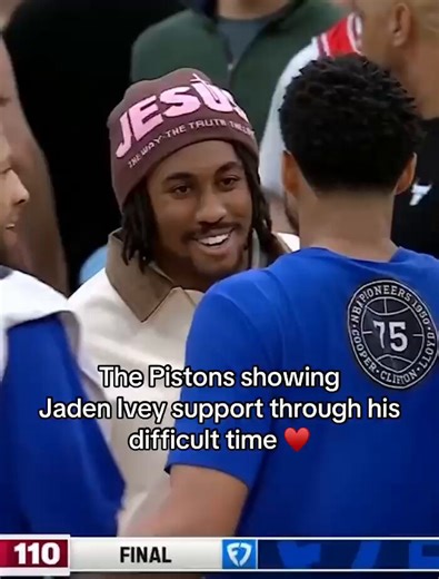 Detroit Pistons love Jaden Ivey.Don’t miss on what Jaden’s wearing and the phrases “The way the truth and the life. No one comes to the father if it’s not through me”.