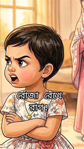 রাগ করলে রোজার কী হয়? ছোট্ট সুভার শিক্ষা 🌙 Must Watch New Video of Tuba & Subha Cartoon