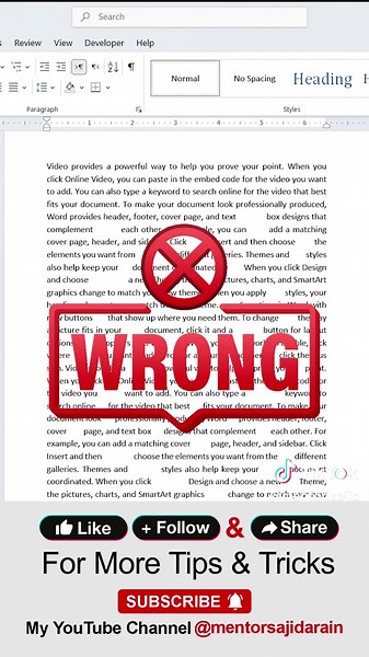 Remove Extra Spaces in MS Word with One Simple Shortcut