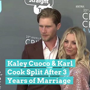 Kaley Cuoco & Karl Cook split after 3 years of marriage. 💔 Read more: https://bit.ly/3zLuAmy | Extra