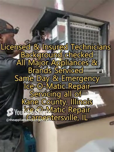 Ice O Matic Repair Carpentersville, IL 630-425-0827