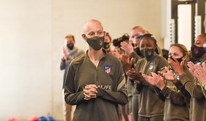 231K views · 10K reactions |  ¡Así fue el primer día de Virginia Torrecilla Reyes!  ¡Felices de verte de nuevo entrenando! -  Virginia's first day in training...  We're so happy to have you back with us! ⚪ #AúpaAtleti | Atlético de Madrid Femenino | Facebook