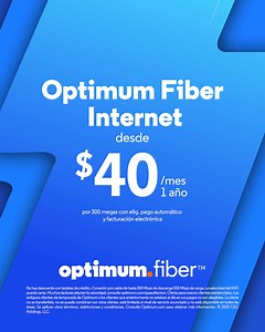 ¡Ahorra al máximo! Obtén Optimum Fiber Internet desde $40/mes, más 5 años de precio fijo con nuestra velocidad más rápida. | Optimum | Facebook