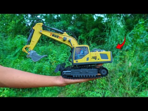 Unboxing Fully Functional mini remote Control Excavator Toy || & How it Working