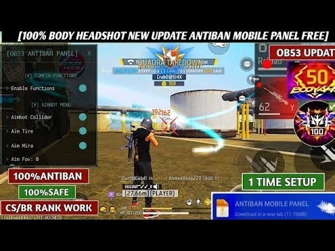 OB53 FREE FIRE MOD MENU 🔥 UNLIMITED DIAMOND HACK 🔥 FF MOD MENU APK 2026